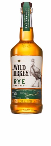 Wild Turkey Straight Rye Whiskey Perspective: front