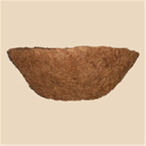 BOSMERE F550 18 in. Round replacement coco liner brown Perspective: front