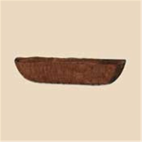 Bosmere F916 24 Inch Window Basket Replacement Liner - Brown - with AquaSav Perspective: front