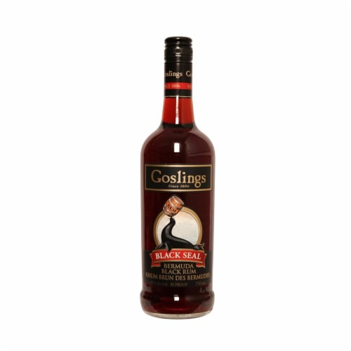 Goslings Black Seal Dark Rum Perspective: front