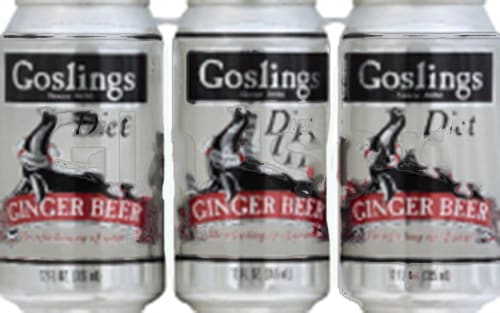 Gosling's Diet Ginger Beer Perspective: front