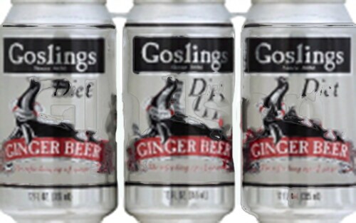 Gosling's Diet Ginger Beer Perspective: front