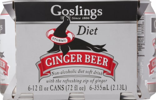 Gosling's Diet Ginger Beer Perspective: front