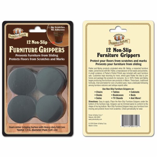 Parker & Bailey 12 Non-Slip Furniture Grippers