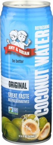 Amy & Brian Coconut Juice No Pulp Perspective: front