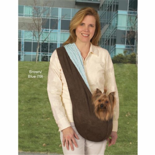 Easy Side Collection ZA8637 19 Reversible Sling Pet Carrier Brown