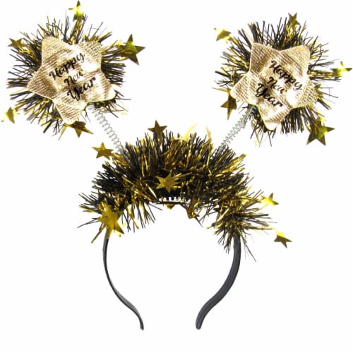Ya Otta New Years Eve Light-Up Head Bopper Perspective: front