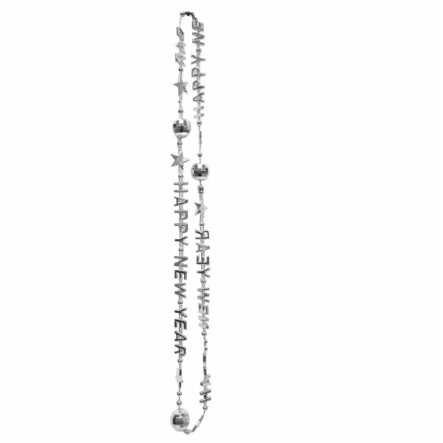 Ya Otta Happy New Year Disco Beads - Silver Perspective: front