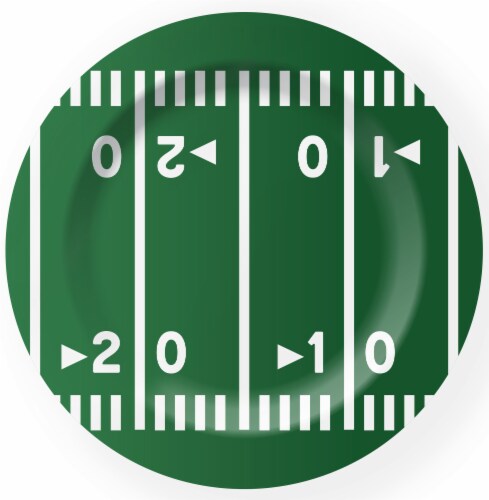Amscan Plate - Football Perspective: front