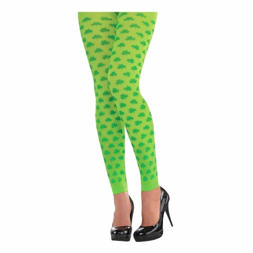 Ampro St. Patrick's Day Shamrock Footless Tights, 1 ct - Kroger