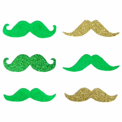 Ampro St. Patrick's Day Moustache Set Perspective: front