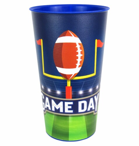 Ampro Football Theme Beer Souvenir Cup Perspective: front