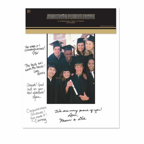 Ampro Grad Autograph Photo Frame Mat Perspective: front