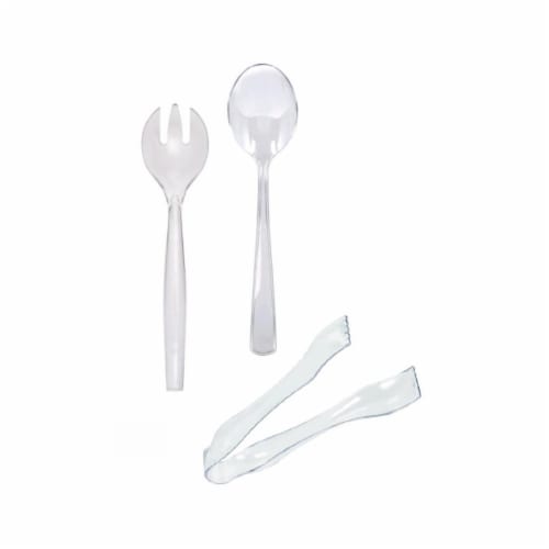 Ampro Disposable Serving Utensils - Clear Perspective: front