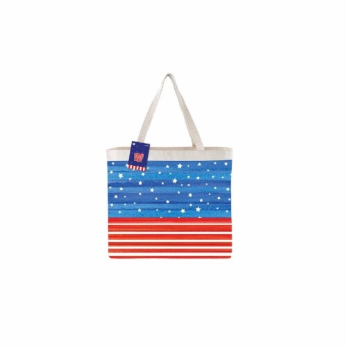 Ampro Patriotic Tote Bag - Red/White/Blue Perspective: front