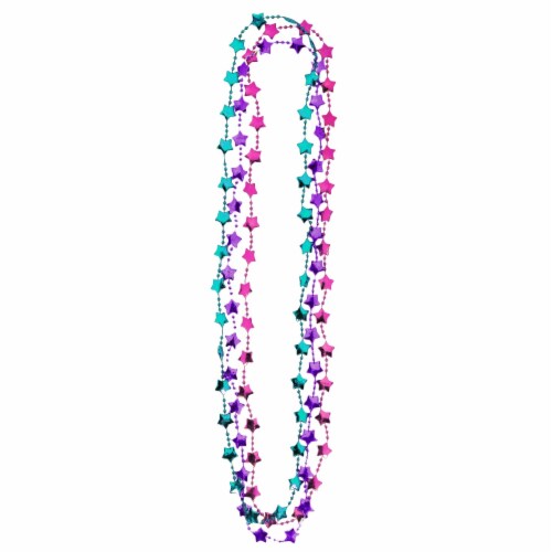 Ampro Multi Colored Star Bead Necklaces Perspective: front