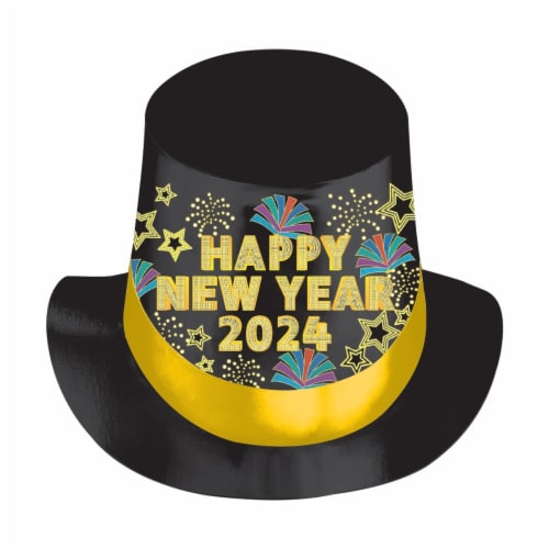 Ya Otta Happy New Years Top Hats Perspective: front