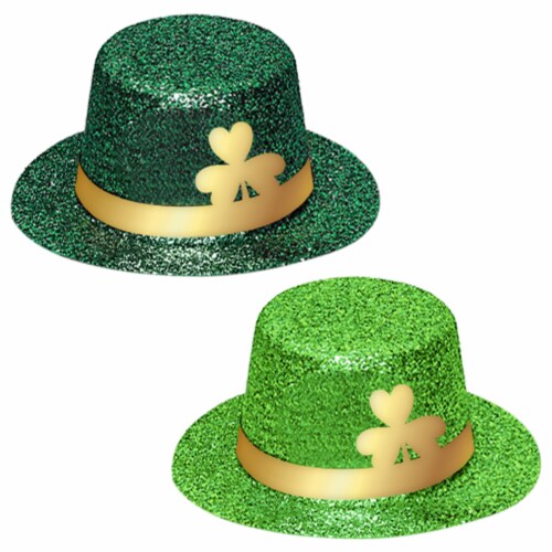 Mini Glitter Top Hat Perspective: front