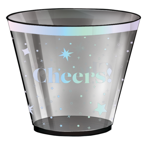 Cheers! Smoked Tumblers Perspective: front