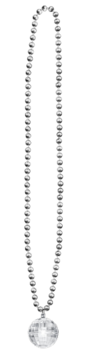 Amscan Light Up Disco Ball Necklace Perspective: front