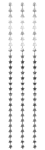 Amscan Iridescent Star Foil Garlands Perspective: front