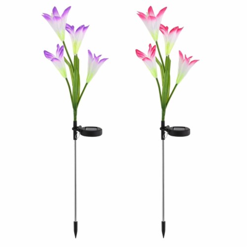 Solar powered lilies hotsell