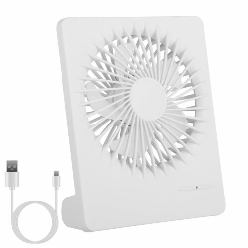 Portable Desk Fan USB Rechargeable Table Cooling Fan Quiet 5