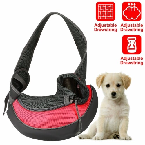 Pet Carrier For Dogs Cats Hand Free Sling Adjustable Padded Strap Tote Bag Breathable Should S King Soopers