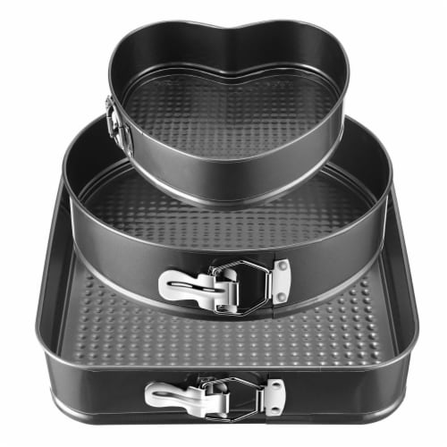 Non Stick Springform Cake Pan Leakproof 9in 10in 11in Bakeware Pan with  Removable Bottom 3Pcs, 1 unit - Kroger