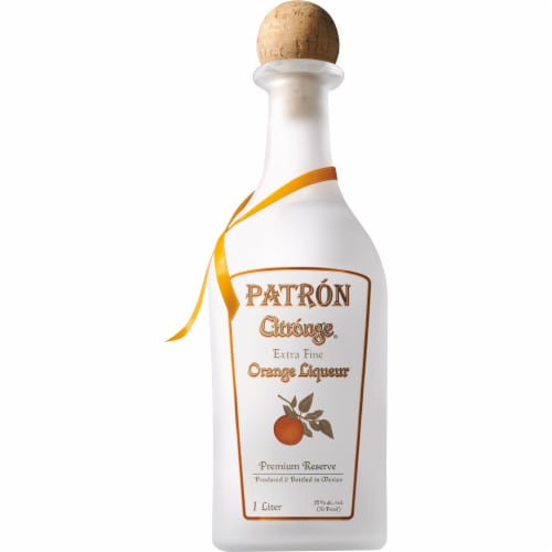Patron Citronge Extra Fine Orange Liqueur Perspective: front