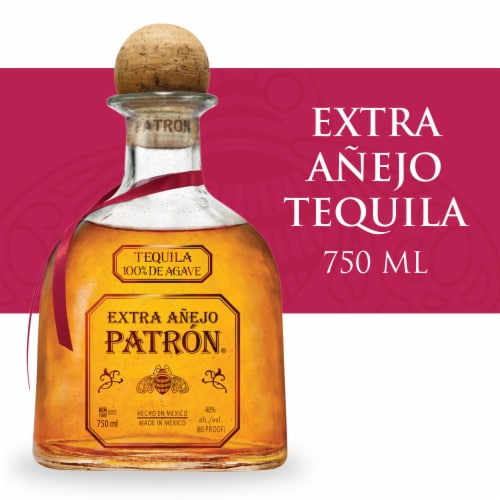 PATRÓN® Extra Anejo Tequila Perspective: front