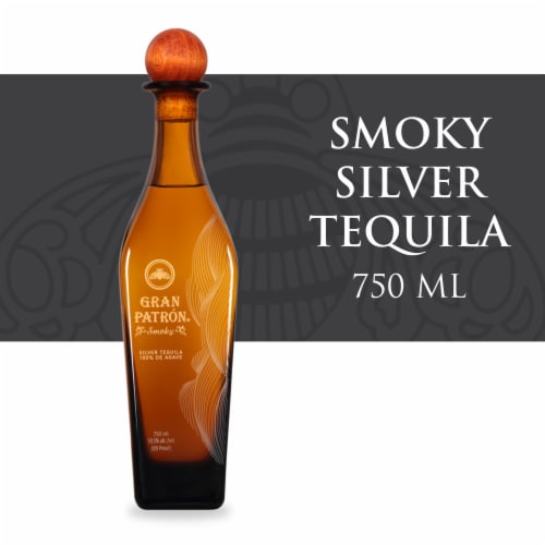 PATRÓN® Smoky Silver Tequila Perspective: front