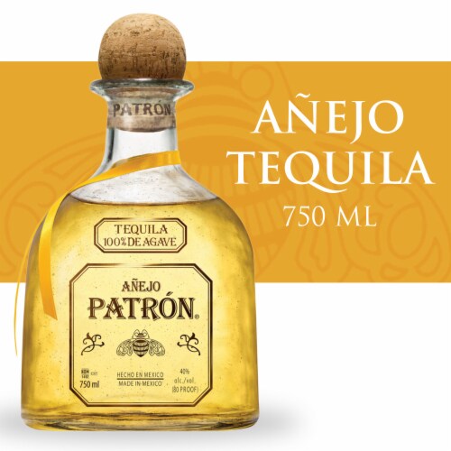 Patron Tequila Anejo Sherry Cask Aged Perspective: front