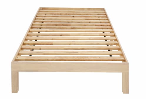 Design Evolution Emerywood Twin Size Bed Platform Perspective: front