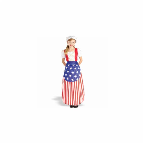 Forum Novelties Inc 19330 Betsy Ross - Heroes In History Child Costume Size Small-  Size 4-6 Perspective: front