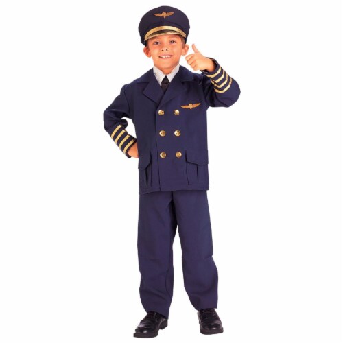 Forum Novelties Inc 31167 Airline Pilot Child Costume Size Medium 8-10 Perspective: front