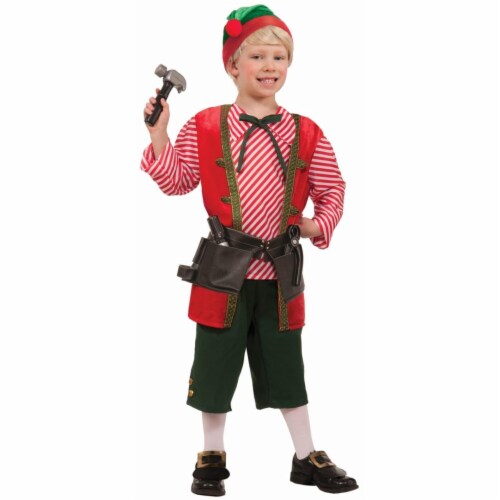 Forum Novelties Toy Maker Elf Child's Costume, Large Perspective: front