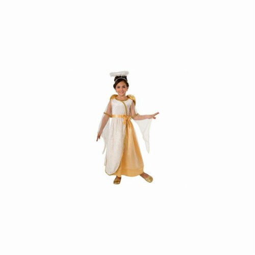 BuySeasons 402317 Girls Angel Costume, Golden Perspective: front