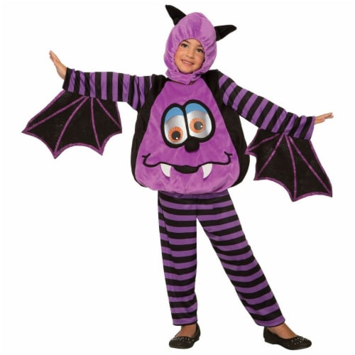 Forum Novelties Halloween Baby Wiggle Eyes-Bat Costume - Small Costume Perspective: front