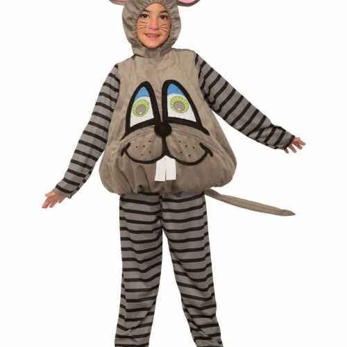 Forum Novelties Halloween Baby Wiggle Eyes-Mouse Costume - Small Costume Perspective: front