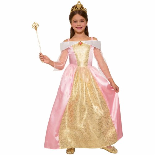 Forum Novelties 277589 Halloween Girls Princess Paisley Rose Costume - Large Perspective: front