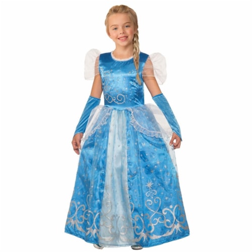 Forum Novelties 277596 Halloween Girls Princess Celestia Blue Costume - Medium Perspective: front
