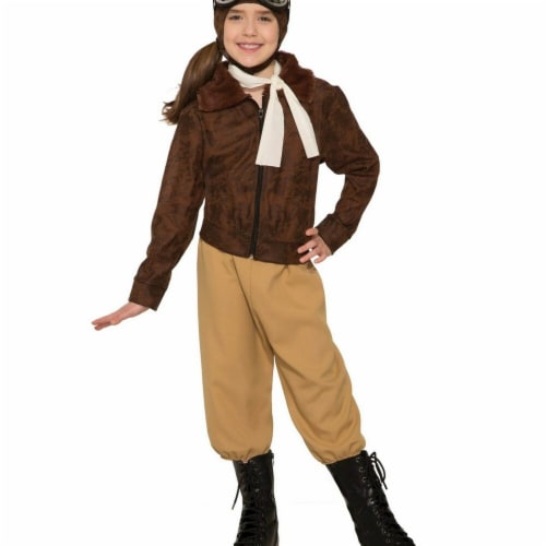 Forum Novelties 277737 Halloween Child Amelia Earheart Costume - Small Perspective: front