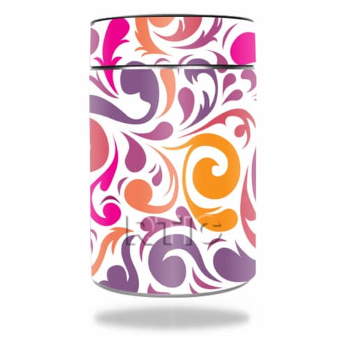 MightySkins RTCAN-Swirly Girly Skin for RTIC Can 2016 Wrap Cover Sticker - Swirly Girly Perspective: front