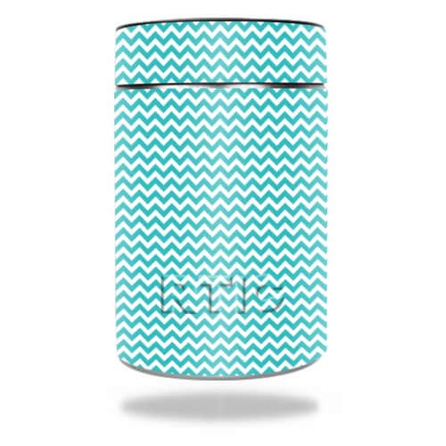 MightySkins RTCAN-Turquoise Chevron Skin for RTIC Can 2016 Wrap Cover Sticker - Turquoise Che Perspective: front