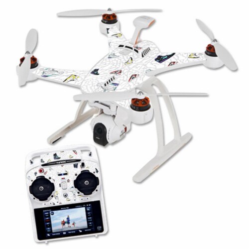 MightySkins BLCHROM-Jays Skin Compatible with Blade Chroma Quadcopter Drone Wrap Cover Sticke Perspective: front