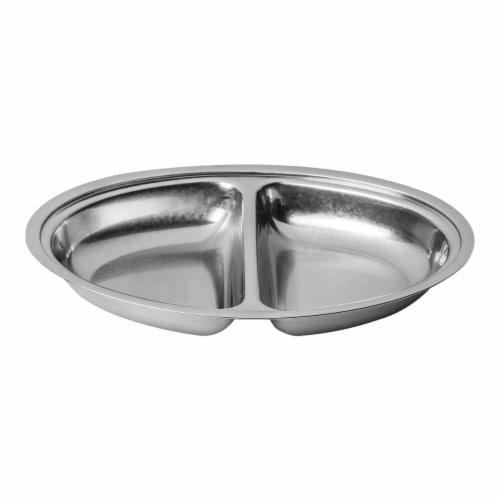 Mepra 200176 Original Viantage Oval Container with 2 Compartments Cm. 30 x 20 Perspective: front