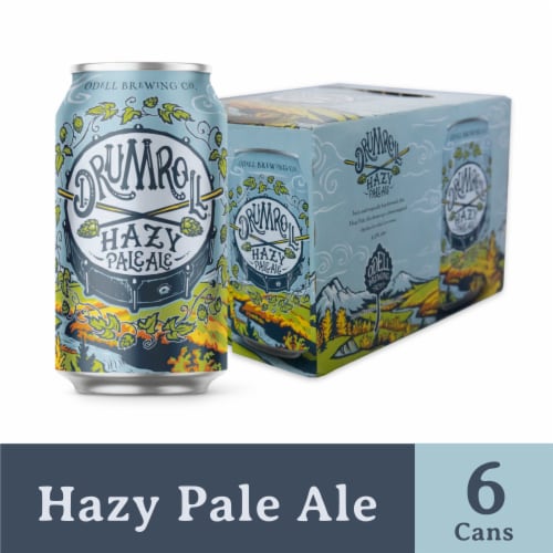 Odell Brewing Drumroll Hazy Pale Ale Perspective: front