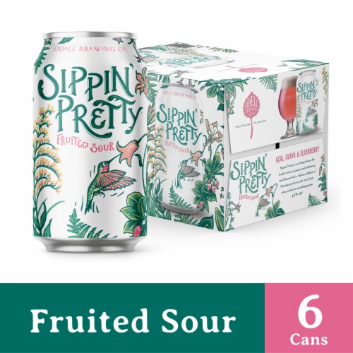 Odell Brewing Sippin Pretty Fruited Sour Ale Perspective: front