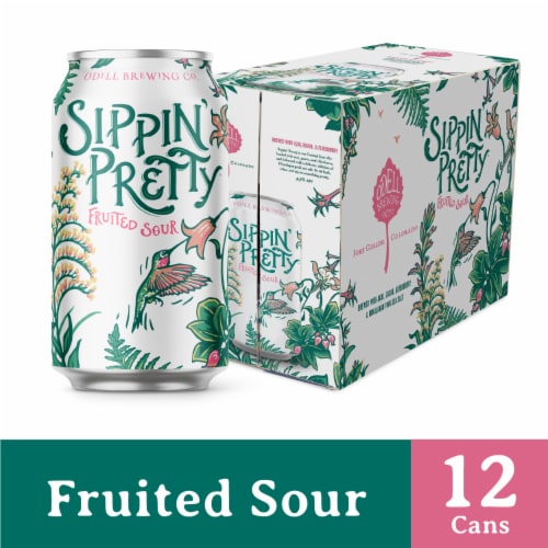 Odell Sippin Pretty Fruited Sour Ale Perspective: front